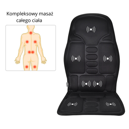 Elektryczna Mata Masująca 2w1 z Funkcją Grzania