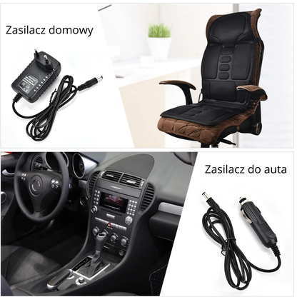 Elektryczna Mata Masująca 2w1 z Funkcją Grzania